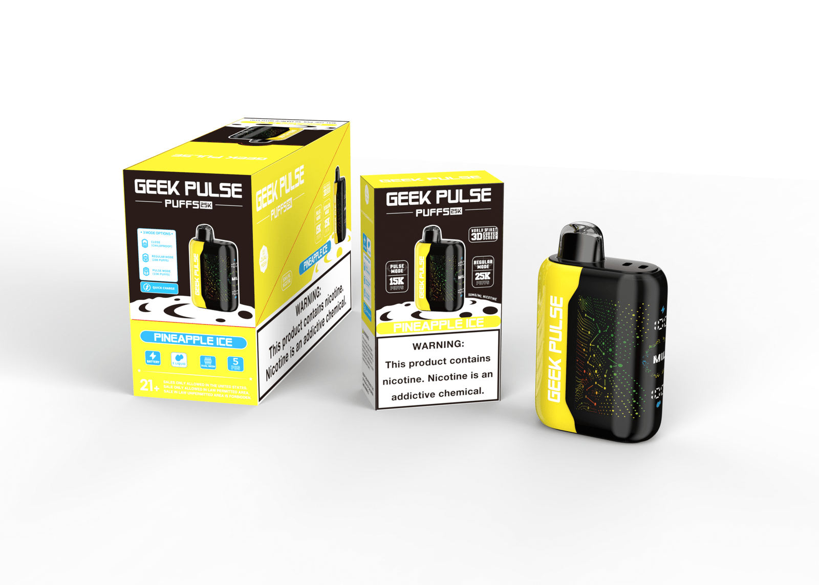 Geek Pulse Premium Disposable Vape | Pineapple Ice