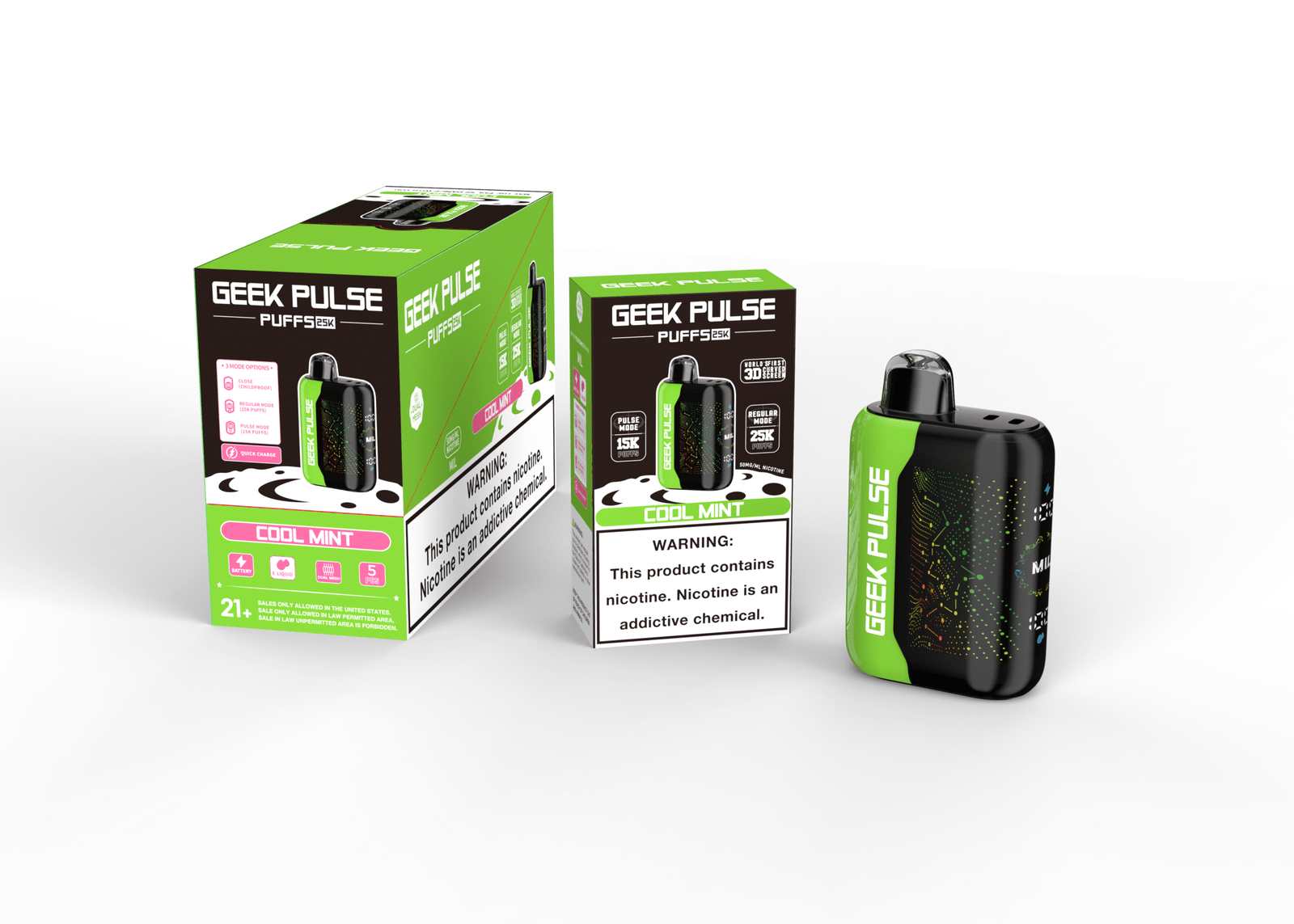 Geek Pulse Premium Disposable Vape | Cool Mint