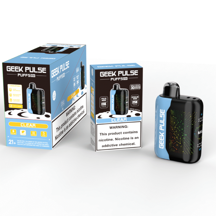 Geek Pulse Premium Disposable Vape | Clear