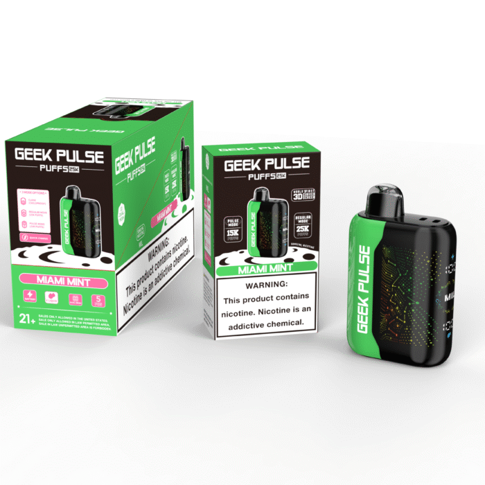Geek Pulse Premium Disposable Vape | Miami Mint