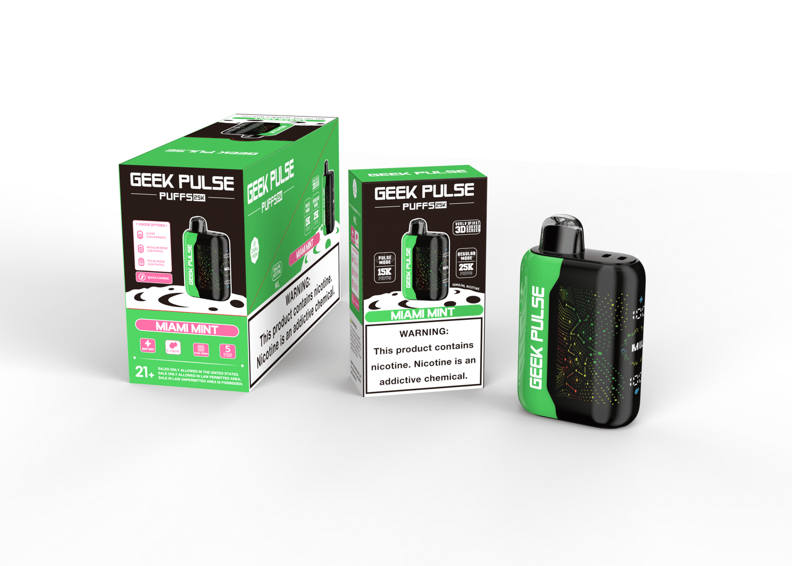 Geek Pulse Miami Mint disposable vape